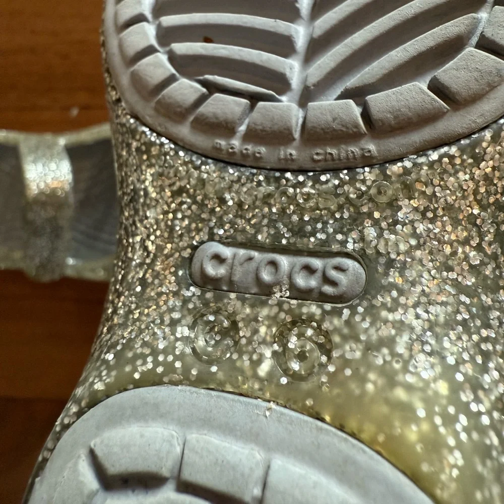 CROCS sparkling glitter